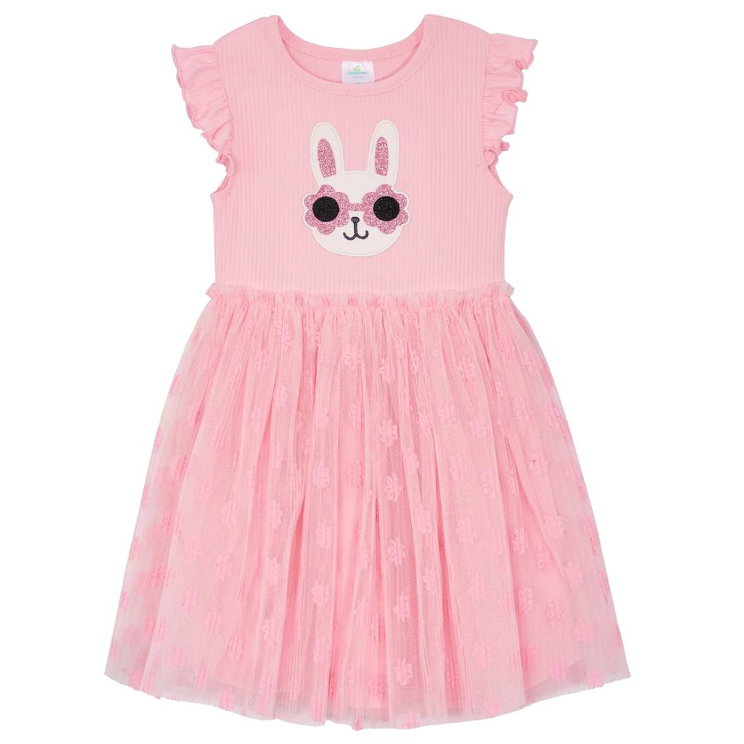 Tutu-Kleid mit Pailletten und Regenbogen-Pailletten für Ostern für Mädchen – Prinzessinnenkleid für die Geburtstagsparty von Blumenmädchen für Kinder im Alter von 3–10 Jahren.