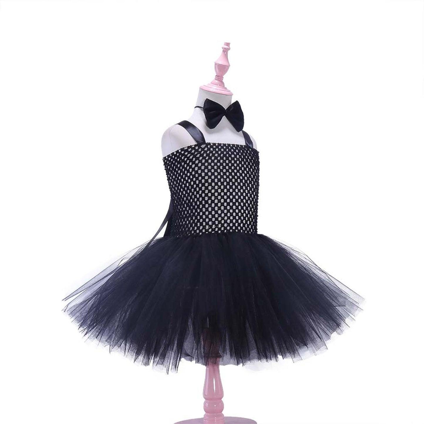 Osterkostüm für Mädchen – A-Linien-Prinzessinnen-Outfit mit Haarband und Fliege