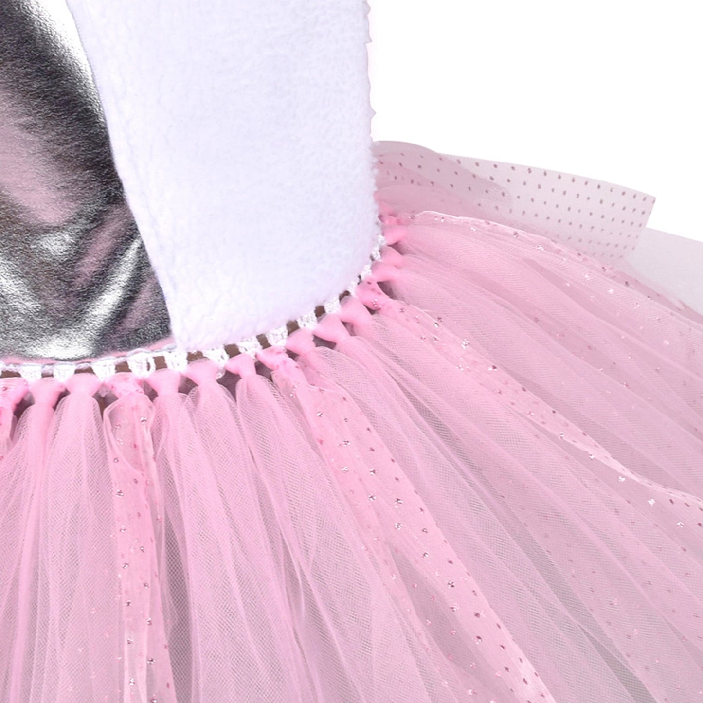 Osterhasenkostüm für Mädchen, Deluxe-Tüllkleid mit Kaninchen-Stirnband