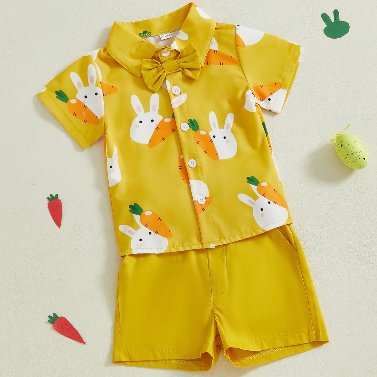 Osterkleidung für Jungen – Lässiges Häschenhemd, 6M-4T