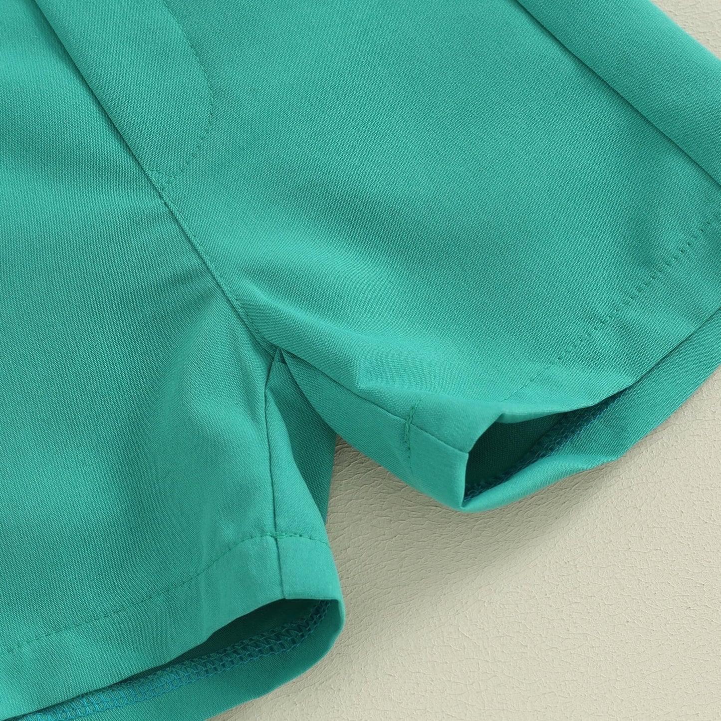 Kleinkind Baby Junge Ostern Outfit Hase Kurzarm Button Down Hemd Top Solide Shorts Sommer Kleidung Set