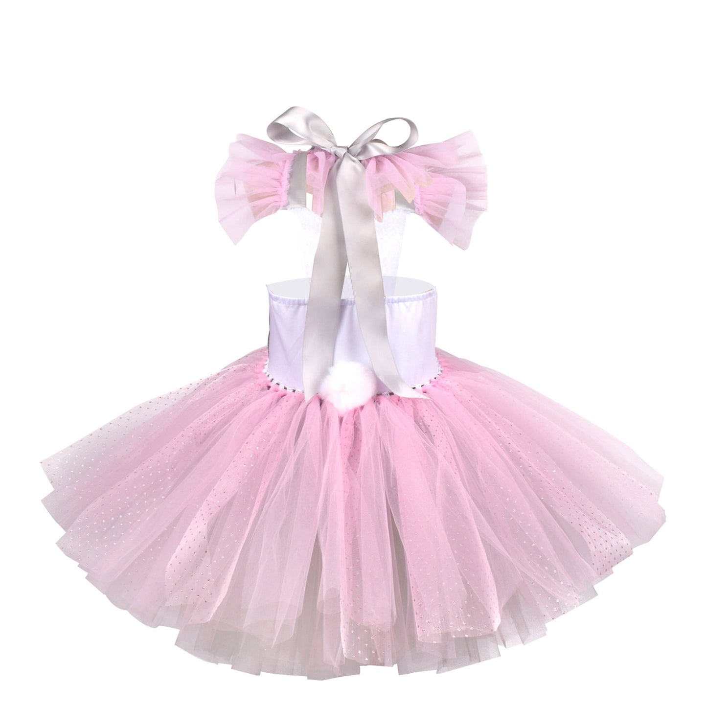 Osterhasenkostüm für Mädchen, Deluxe-Tüllkleid mit Kaninchen-Stirnband