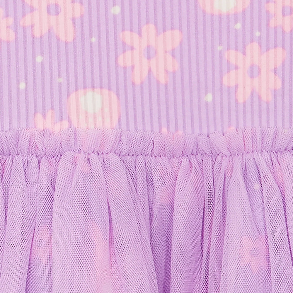 Tutu-Kleid mit Pailletten und Regenbogen-Pailletten für Ostern für Mädchen – Prinzessinnenkleid für die Geburtstagsparty von Blumenmädchen für Kinder im Alter von 3–10 Jahren.