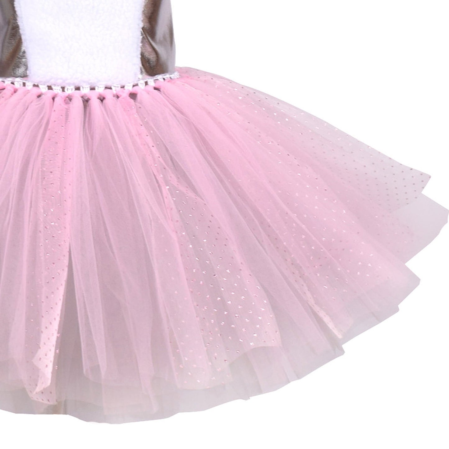 Osterhasenkostüm für Mädchen, Deluxe-Tüllkleid mit Kaninchen-Stirnband