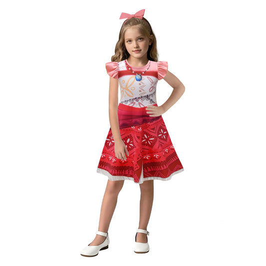 Girls Princess Dress Classic Movie Adventure Costume for Cosplay Party