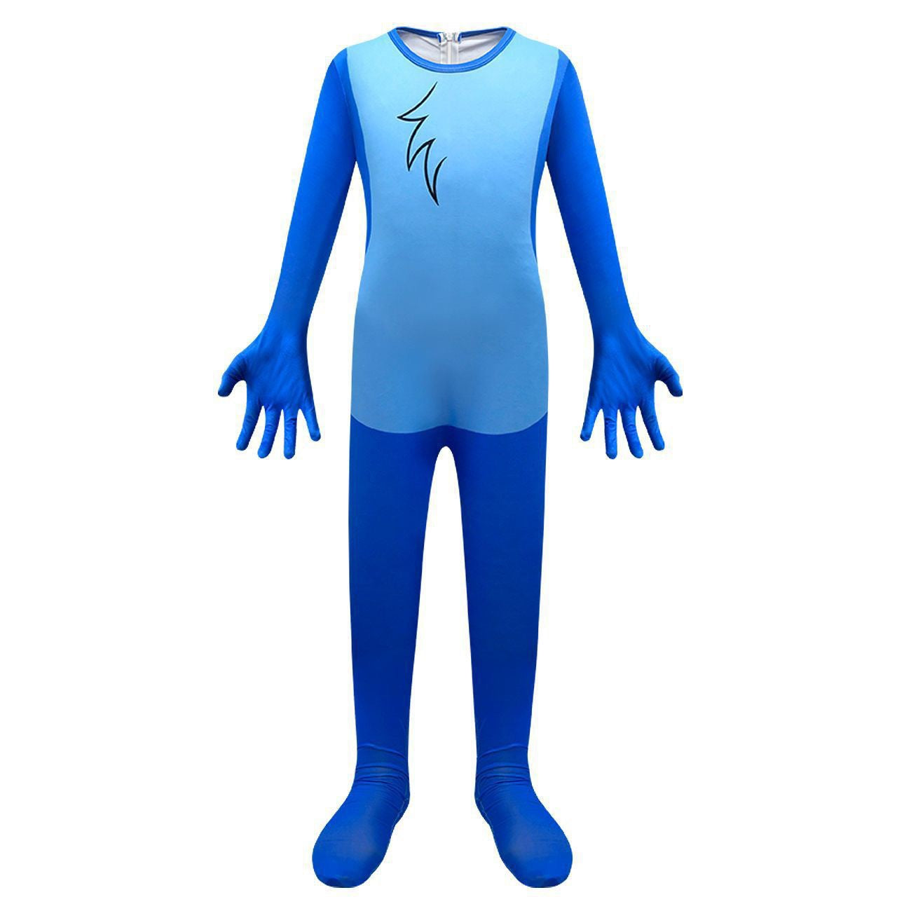 Kids Anime Stitch Jumpsuit with Mask Set Outfit Children Role Play Halloween Cosplay Costume