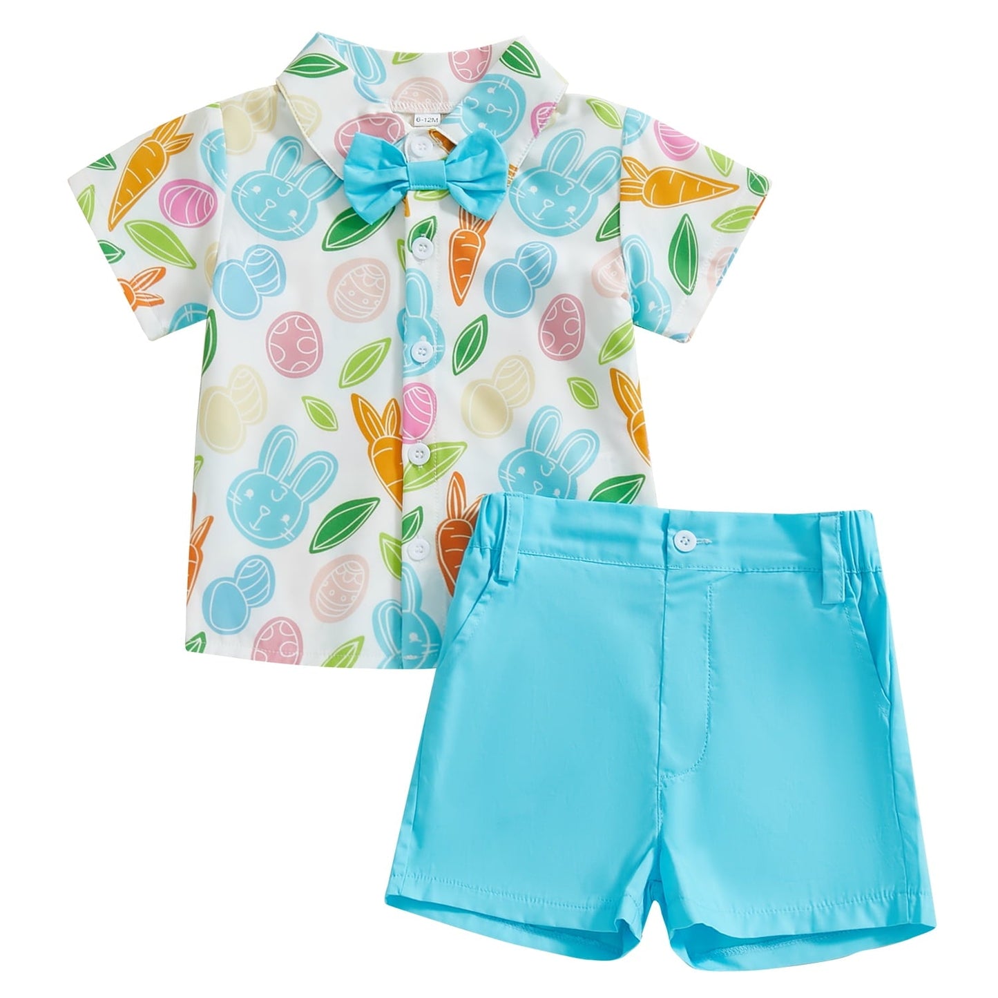 Osterkleidung für Jungen – Lässiges Häschenhemd, 6M-4T