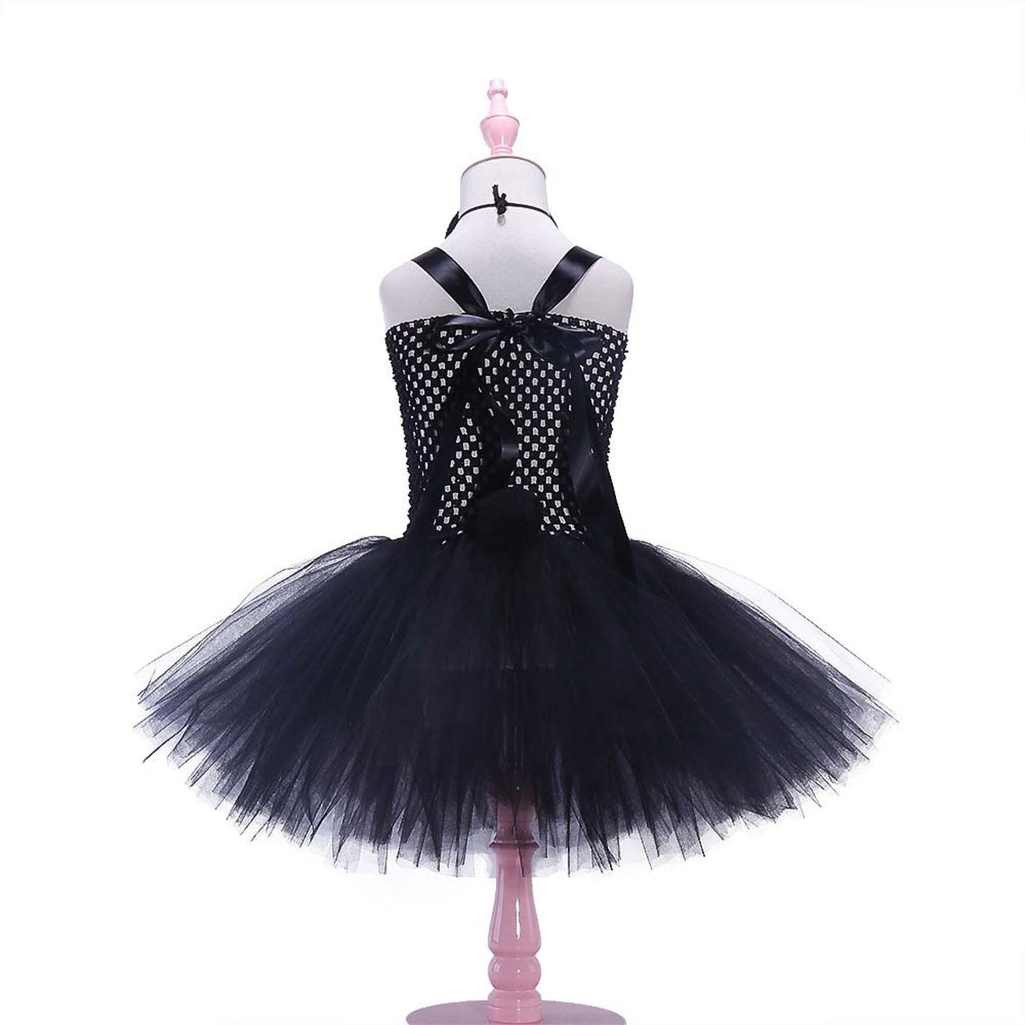 Osterkostüm für Mädchen – A-Linien-Prinzessinnen-Outfit mit Haarband und Fliege