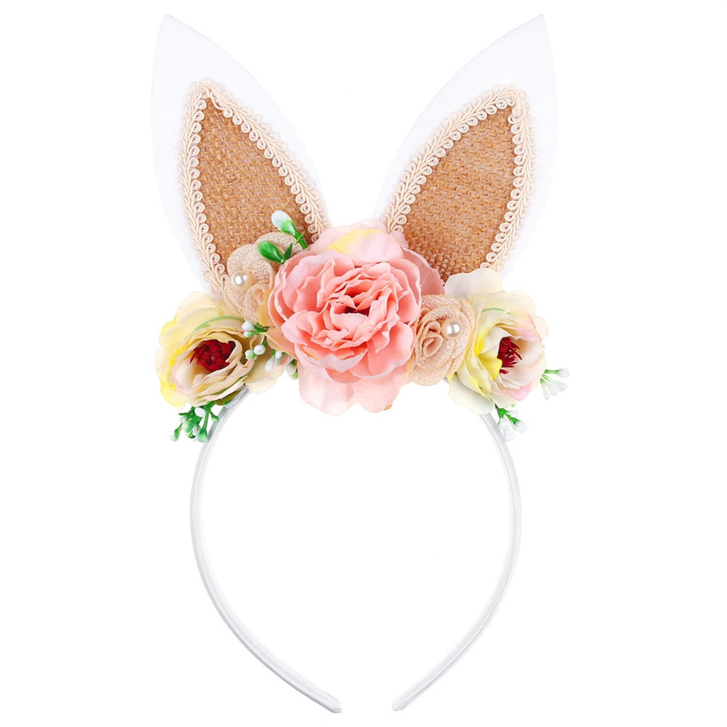 Osterhasenkostüm für Mädchen – Tüllkleid mit Hasenohren-Stirnband