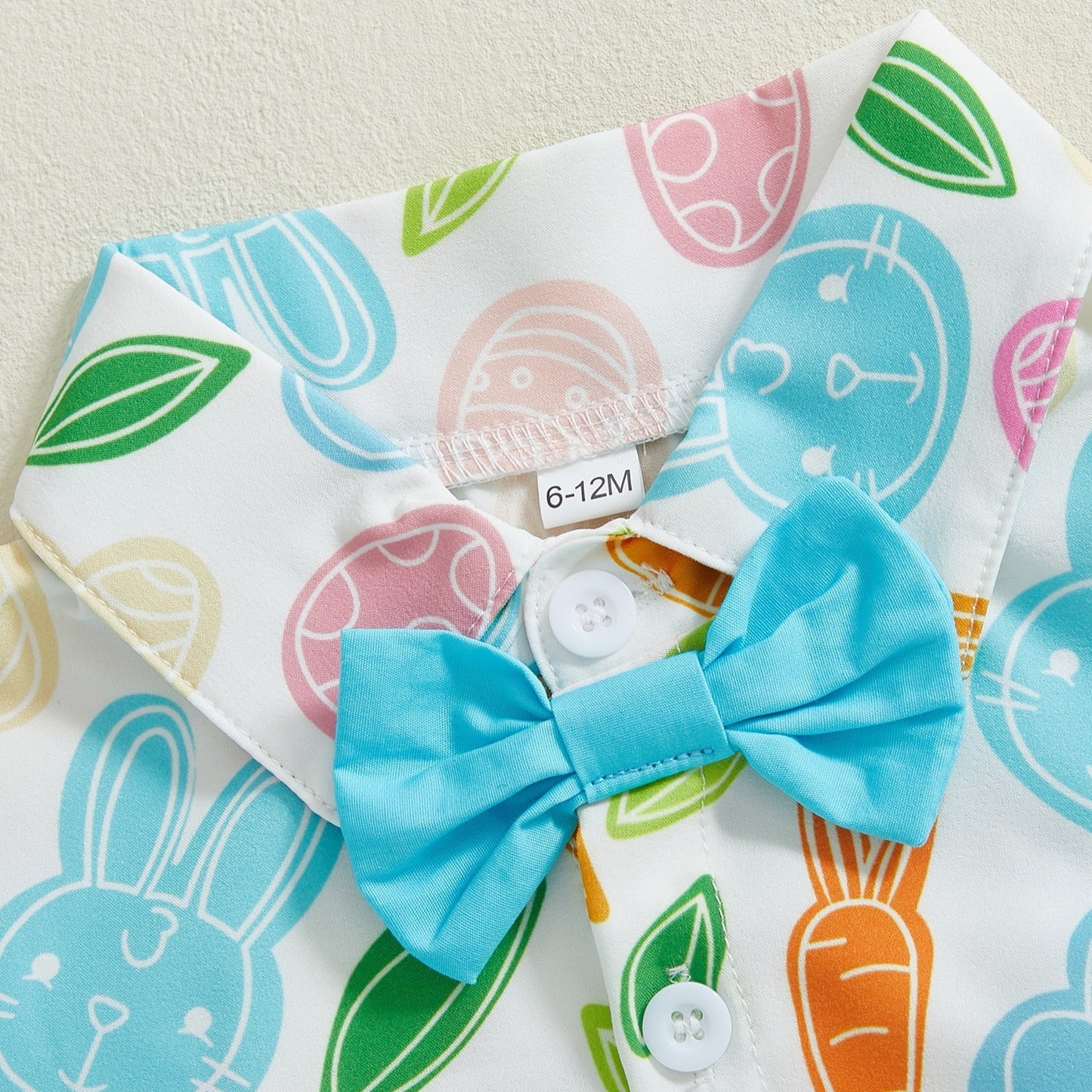 Osterkleidung für Jungen – Lässiges Häschenhemd, 6M-4T