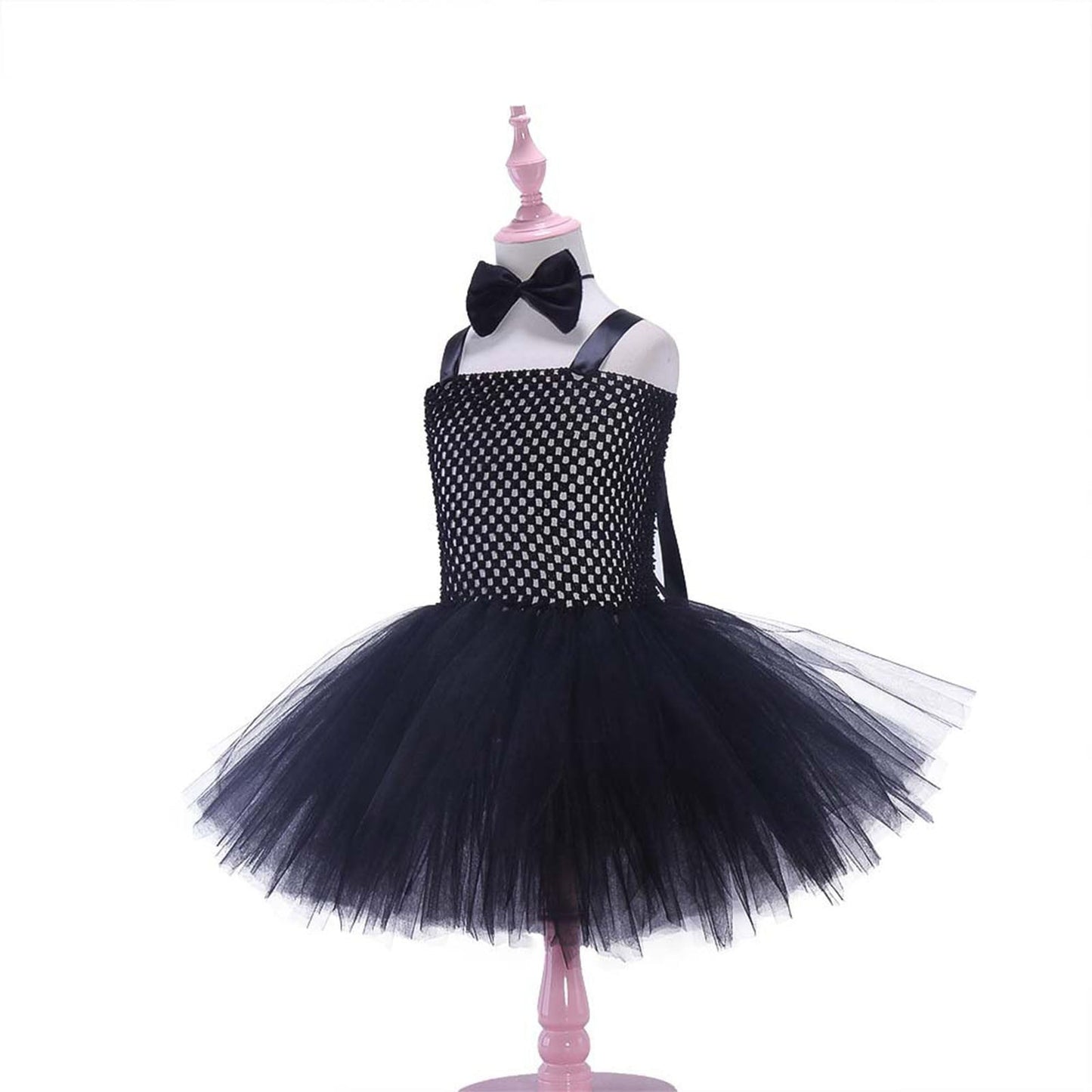 Osterkostüm für Mädchen – A-Linien-Prinzessinnen-Outfit mit Haarband und Fliege