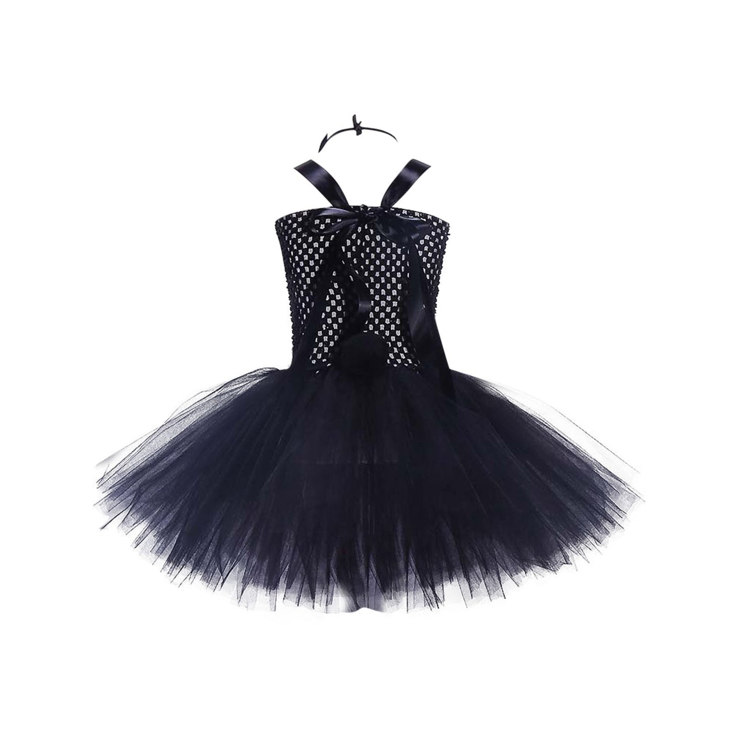 Osterkostüm für Mädchen – A-Linien-Prinzessinnen-Outfit mit Haarband und Fliege