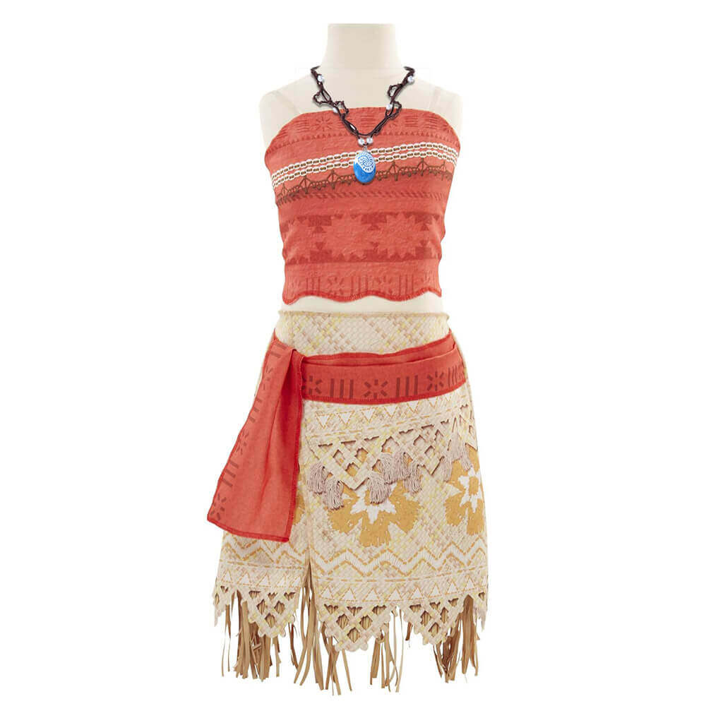 Princess Cosplay Costume Halloween Polynesian Dress Adventure Polynesian Outfit