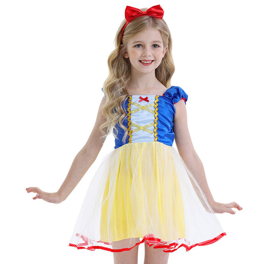 Princess Kids Costume Cosplay Girls Party Fancy Dress Up Outfit