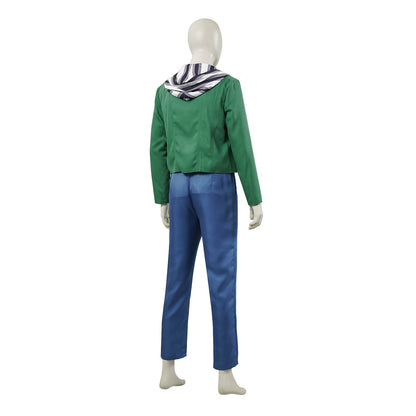 Mens Prince Outfit Jacket Pants Sweatshirt and Belt 4pcs Suit