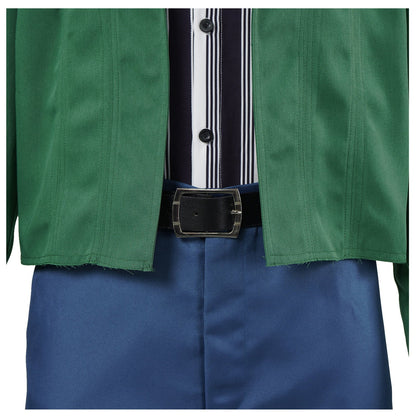 Mens Prince Outfit Jacket Pants Sweatshirt and Belt 4pcs Suit