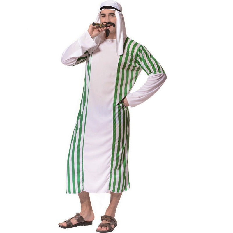 Erwachsene Männer Arabischen König Prinz Cosplay Robe Karneval Maskerade Party Kostüme Halloween Party Cosplay Kostüme