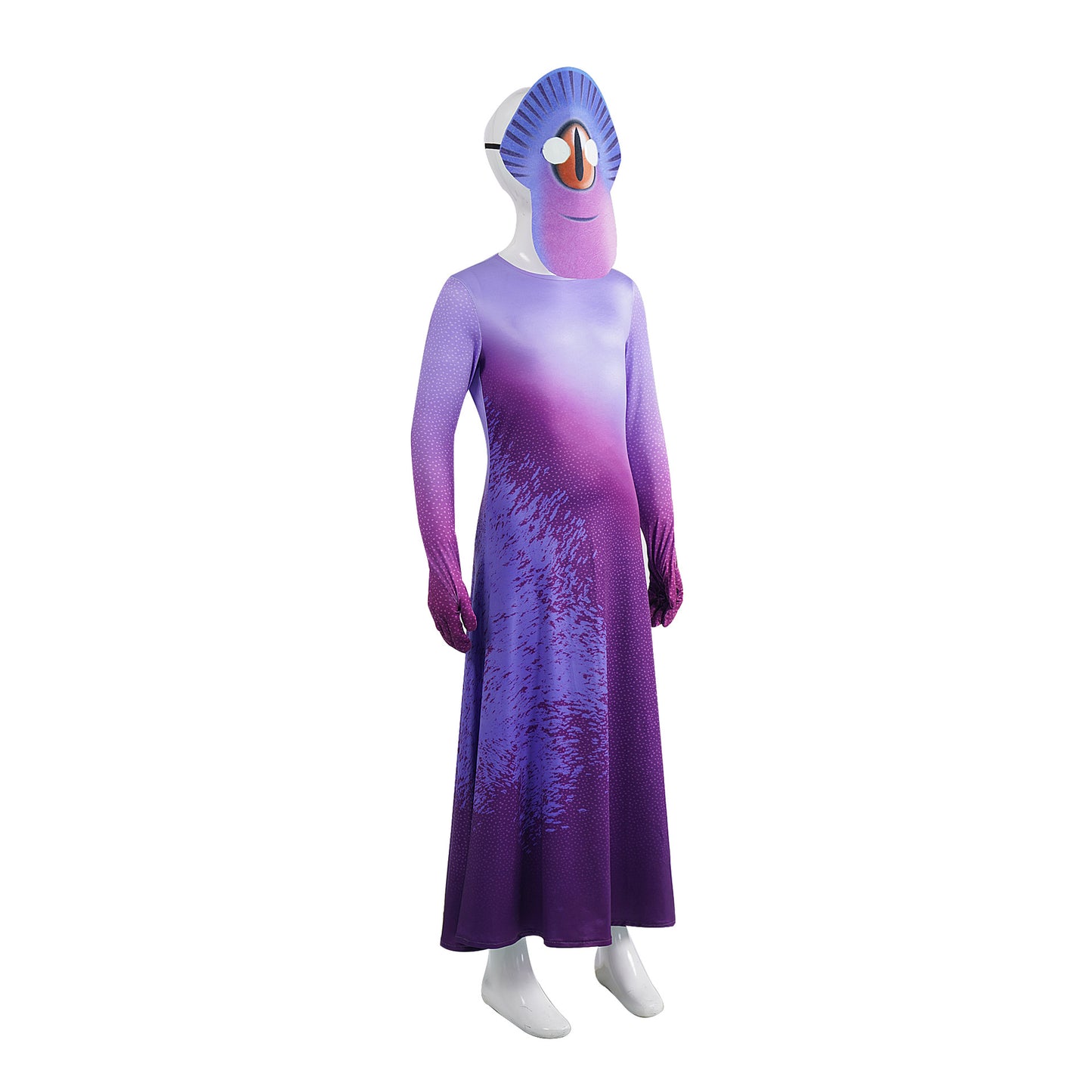 Kids Elio Film Animation Blue Fish Dress Cosplay Costume with Mask