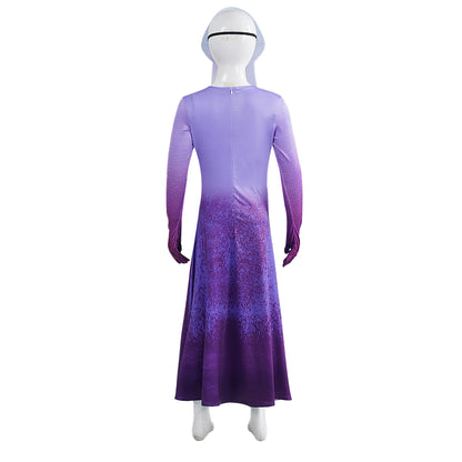 Kids Elio Film Animation Blue Fish Dress Cosplay Costume with Mask