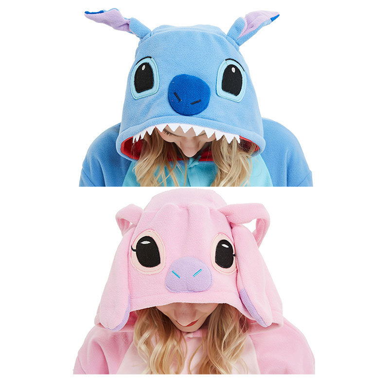 Unisex-Adult Animal Cosplay Costume Adult Onesie Pajamas Cartoon Sleepwear