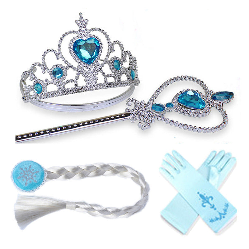 Kids Elsa Dress Halloween Princess Dress up Costume Cosplay